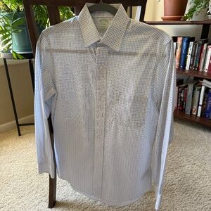 Two Tone Blue Checkered Dress Shirt. Great Condition